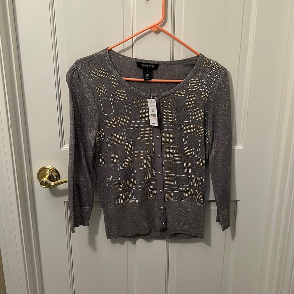 Brand new, fun, sparkly, lightweight sweater
